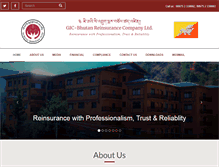 Tablet Screenshot of gicbhutanre.com